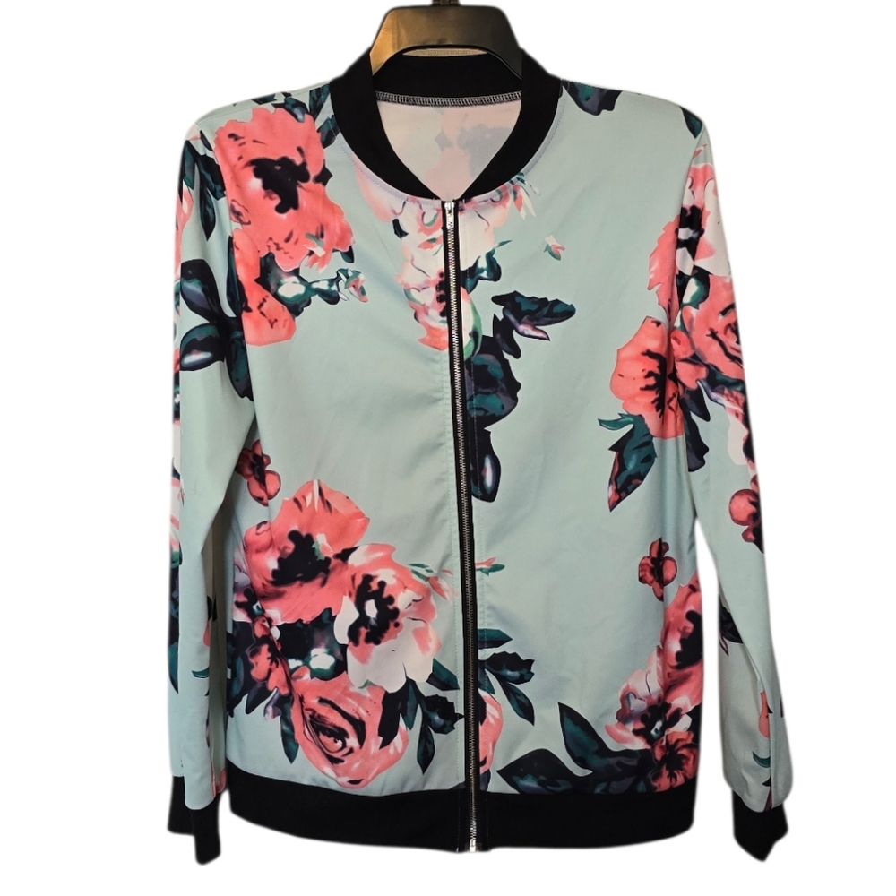 3/$15 Floral Jacket Size Medium